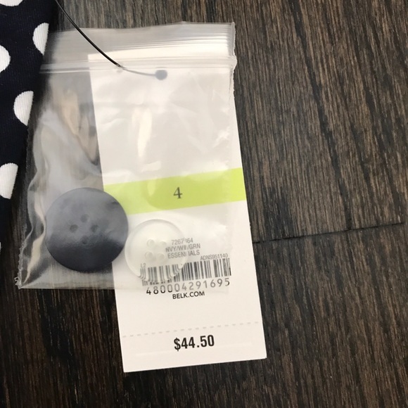 NWT Polka Dot Elephant Shorts Navy White Green - Picture 7 of 7