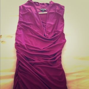 Express Pink/Purple Scoop Neck Tank