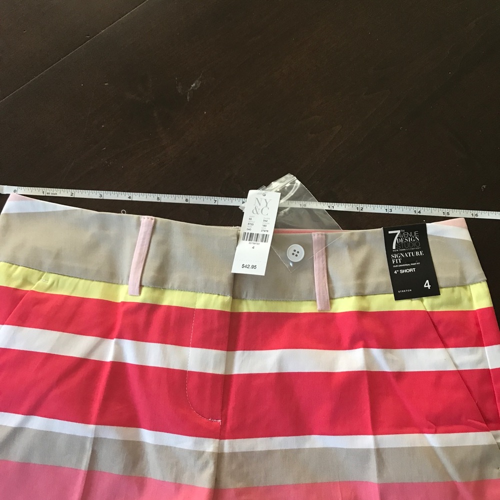 New York & Co Striped Shorts - Picture 6 of 7