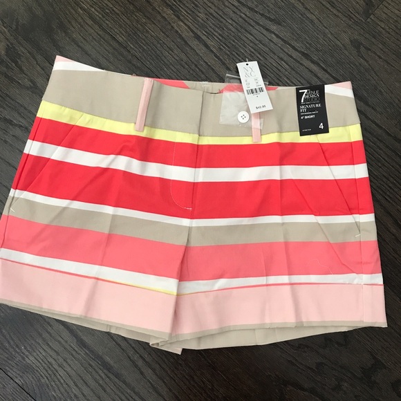 New York & Co Striped Shorts - Picture 2 of 7