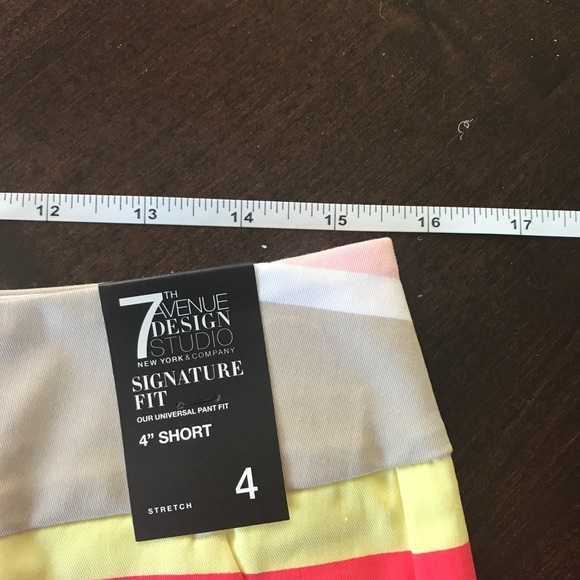 New York & Co Striped Shorts - Picture 7 of 7