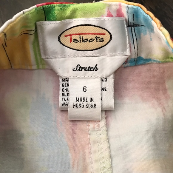 Talbots Watercolor Skirt - Picture 5 of 6
