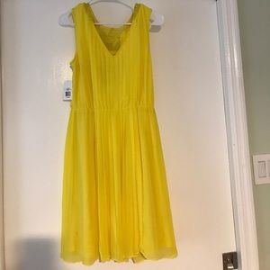 Vibrant yellow dress