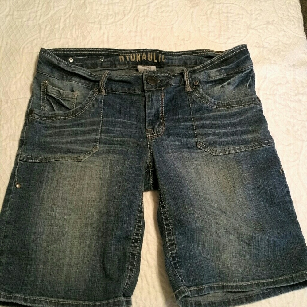 HYDRAULIC denim cargo short