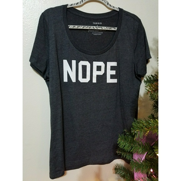 torrid Tops - Torrid  "NOPE" Tee