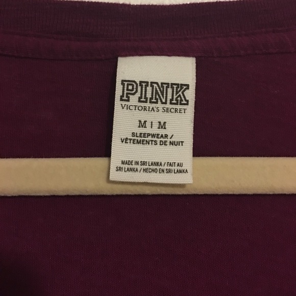 PINK V Neck Tee - Picture 2 of 4