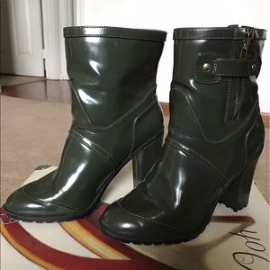 Olive Green Combat Boots
