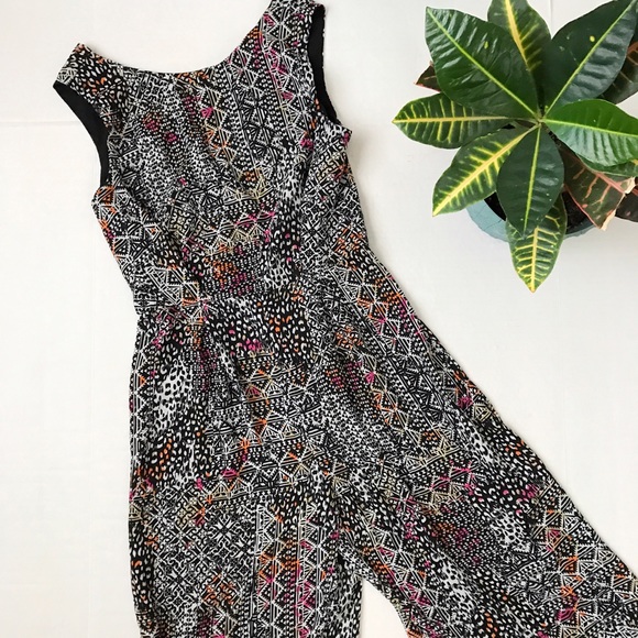 love...ady Pants - love...ady Tribal Print Cullote Jumpsuit