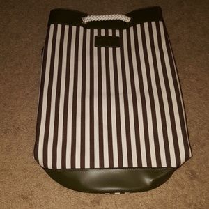 *SALE* Henri Bendel Backpack - Classic Strip Green