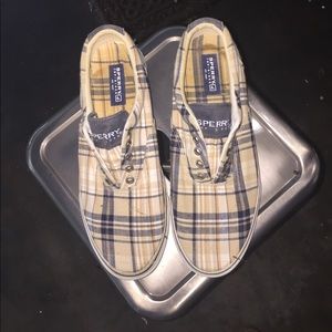 Sperry Top-Sider Madras Plaid Size 11 Men