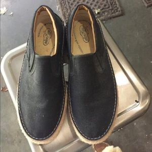 Sperry Top-Sider Navy Canvas Slip-Ons
