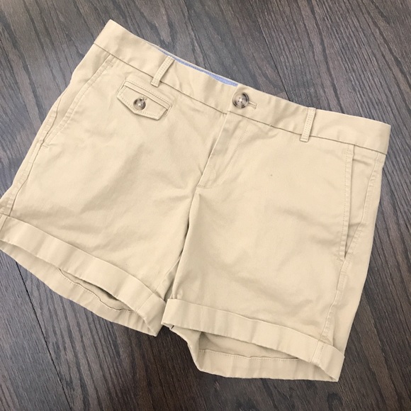 Banana Republic Pants - Banana Republic Khaki Cuff Shorts