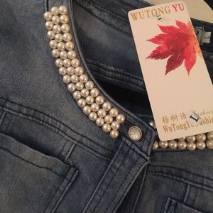 Denim Lace Jacket