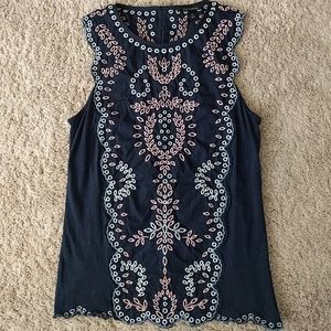 Banana Republic Embroidered Top