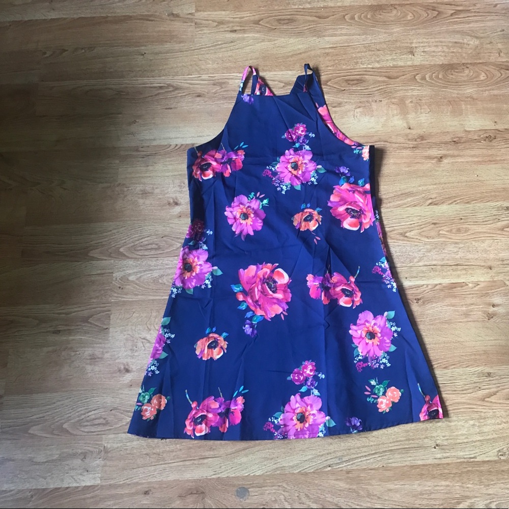 Floral tank dress
