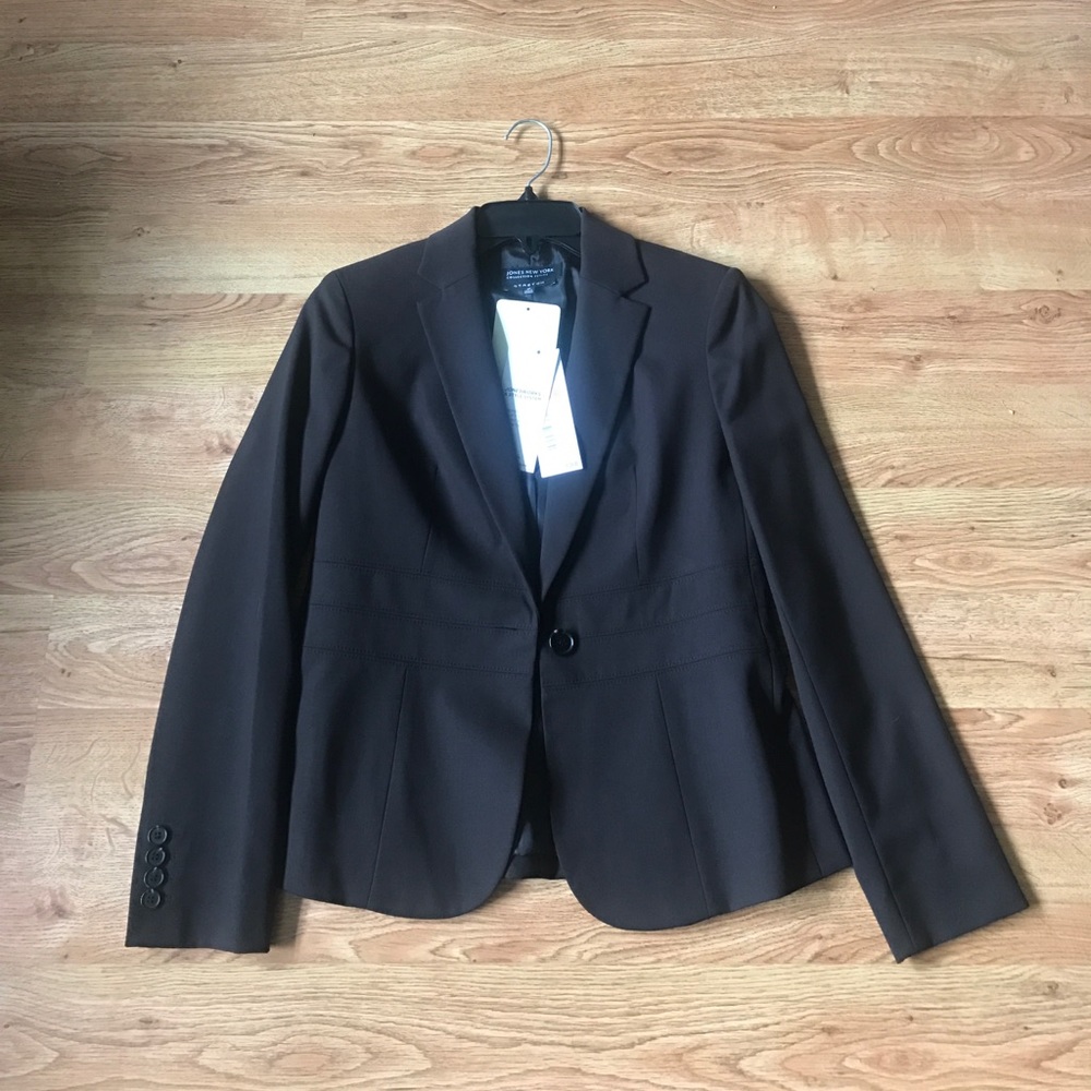 Chocolate brown blazer