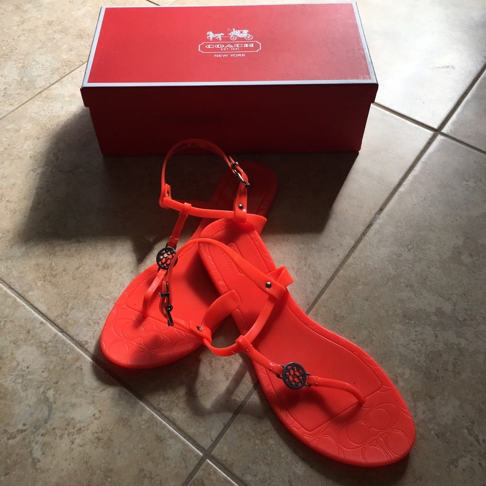 Coach Jelly Sandals