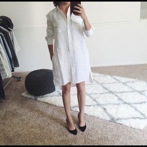 Banana Republic linen shirt dress 00P