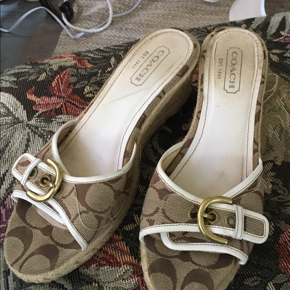 Coach Sandals wedges