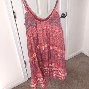 Lace up on the side flowy dress could fit M