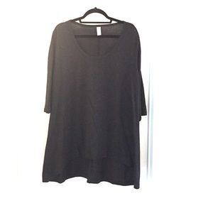 Grey 3/4 sleeve loose cotton shirt - never worn