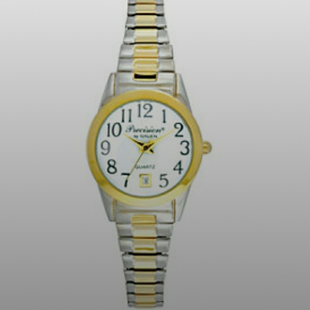 Precision by Gruen Women's two tone watch