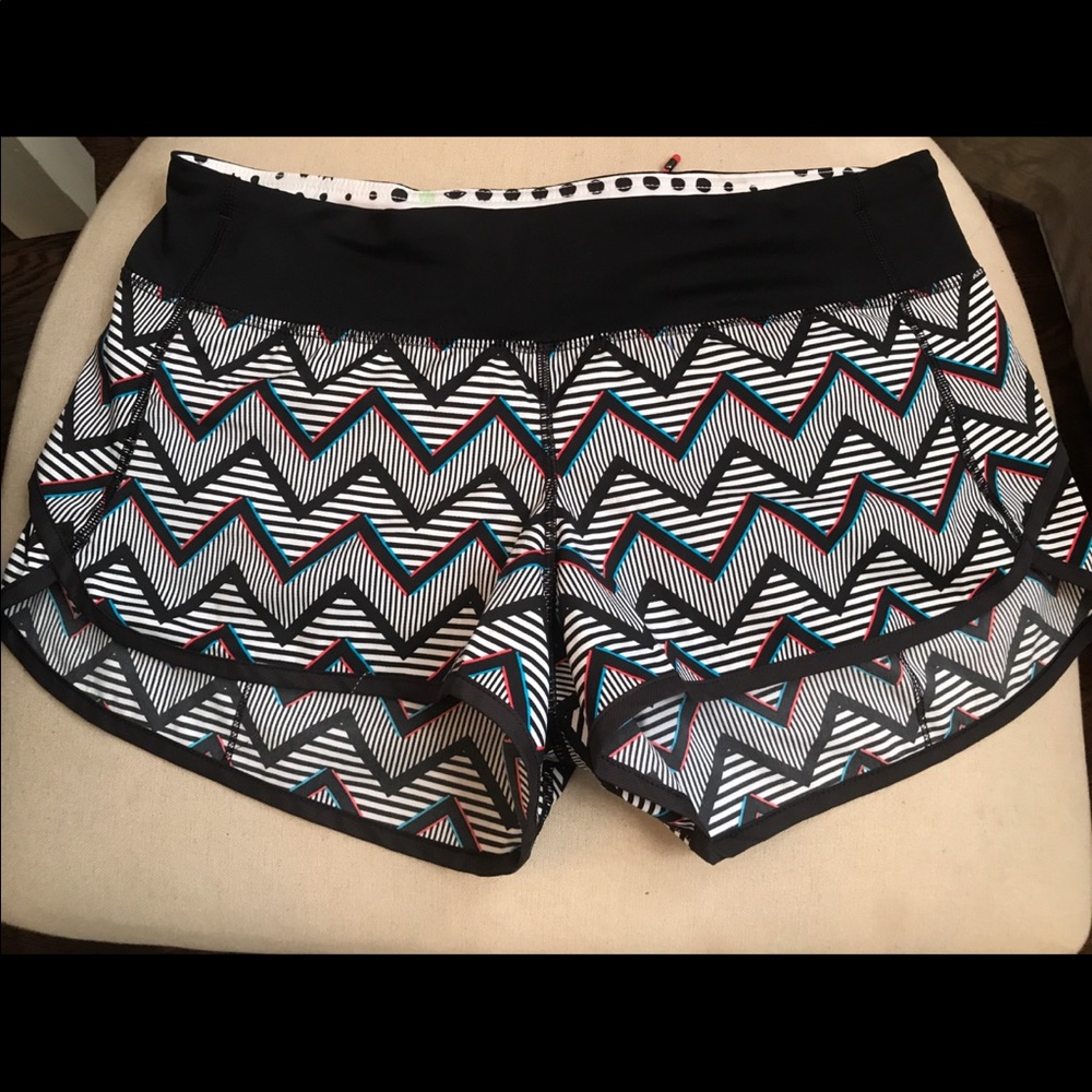 SOLD Lululemon Seawheeze 3D Chevron Speed Shorts