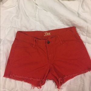 Red cotton shorts!