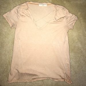 Urban outfitters cross front T shirt