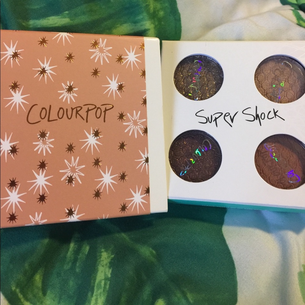 Colourpop Supershock All Nighter Shadow collection