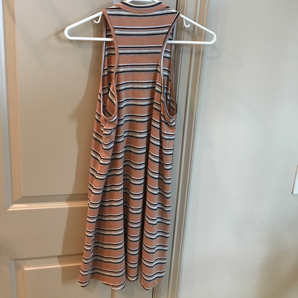 Sadie & Sage Striped High Neck Swing Dress - Picture 5 of 6