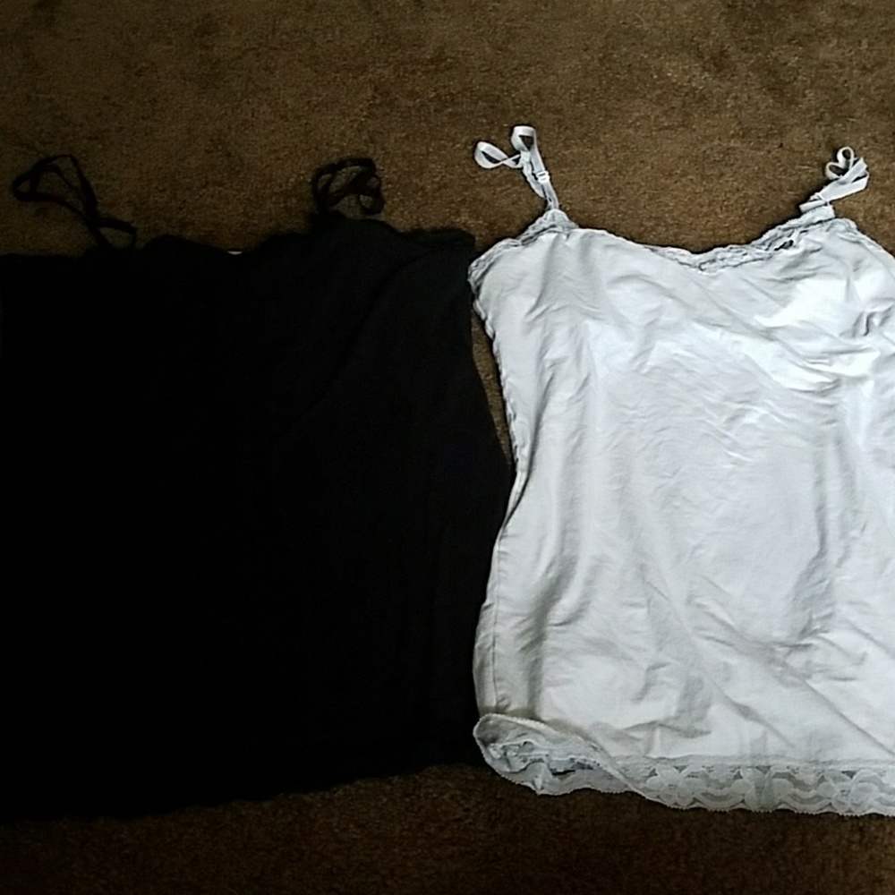 2 pack lace edges layering tanks