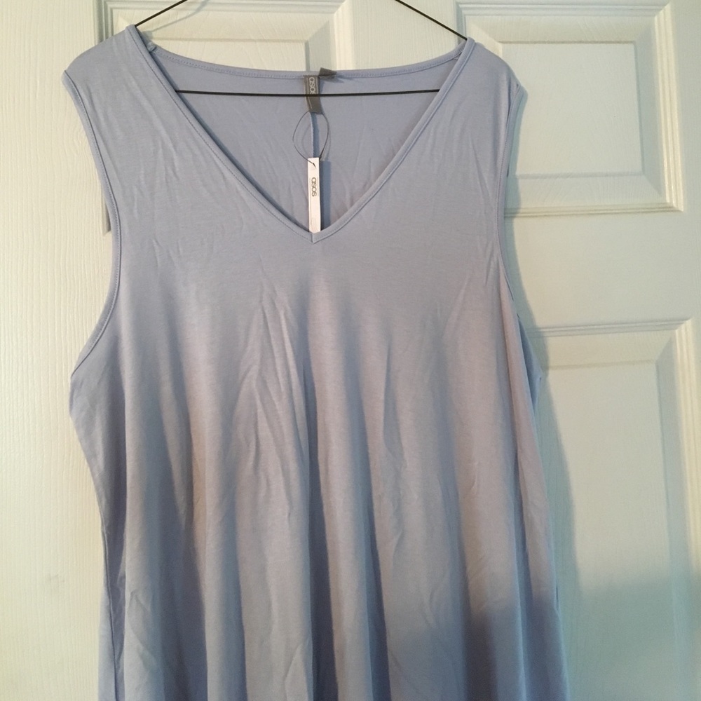 Asos blue swing dress