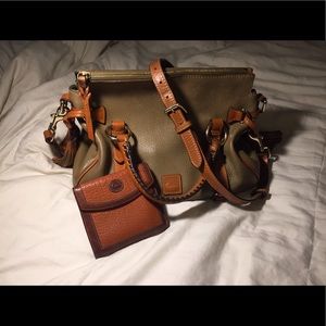 Brown Authentic Dooney Bourke Purse and Wallet