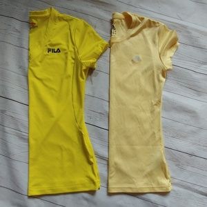 Fila Sport & Adidas athletic women's shirts small