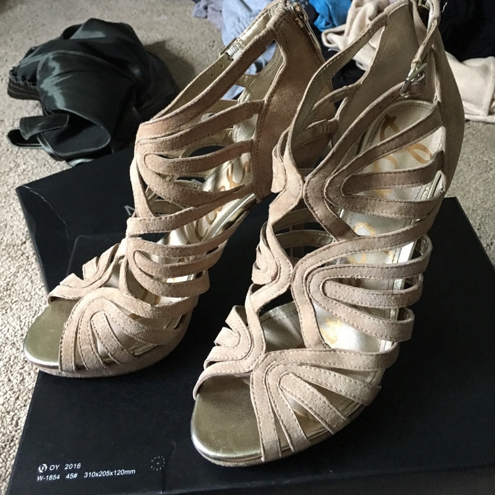 Sam Edelman Nude Heeled Sandals