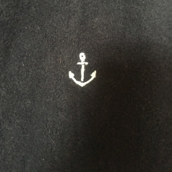 Navy Blue Fleece Vest - Picture 2 of 4