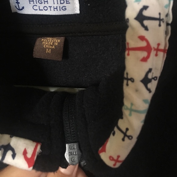 Navy Blue Fleece Vest - Picture 3 of 4