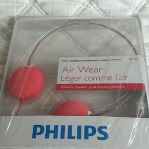 Kids/Girls pink PHILIPS Headphones for Plane!