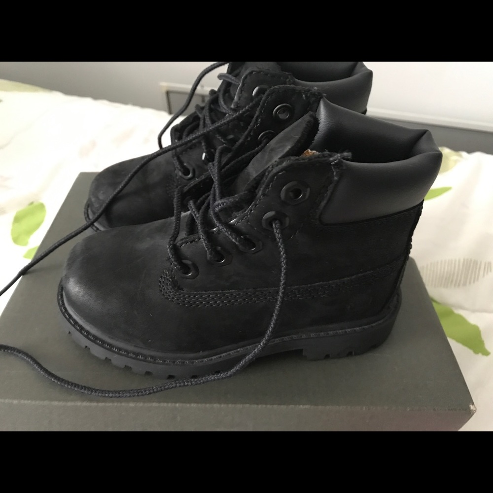 Toddler timberland black