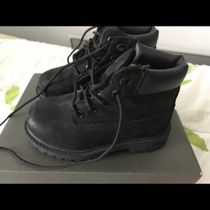 Toddler timberland black