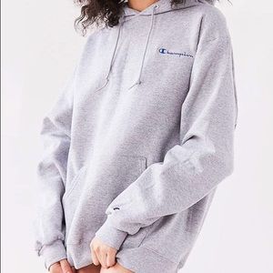 UO Gray Champion hoody, relax fit, very comfy