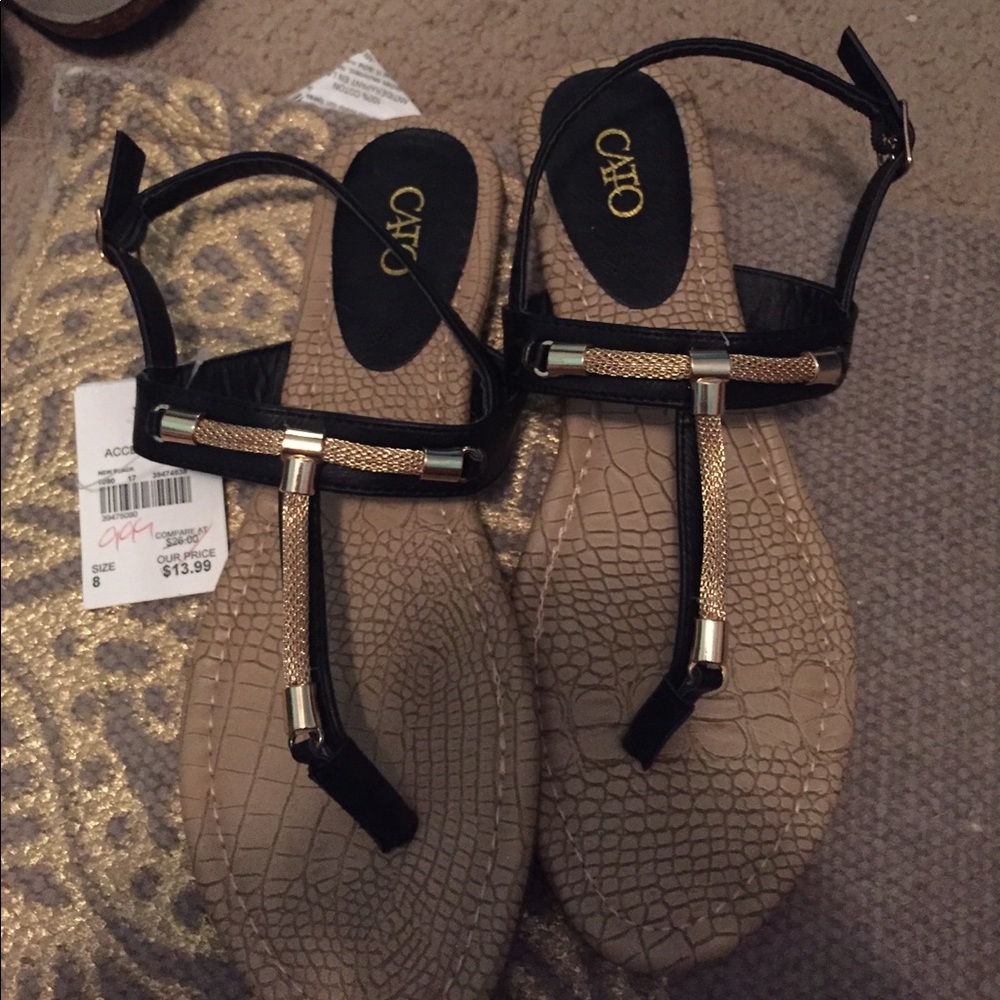 Black sandals