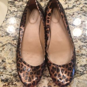 Leopard print J.Crew flats