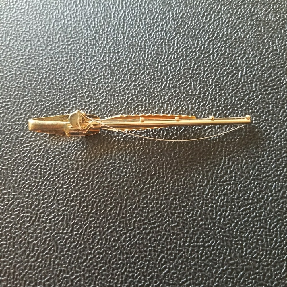 Vintage Hickok Fishing Pole Tie Clip