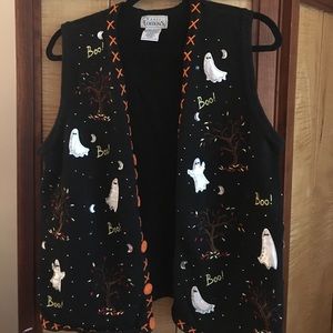 Halloween themed sweater vest