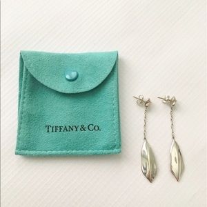 Tiffany & Co. Feather Drop Earrings