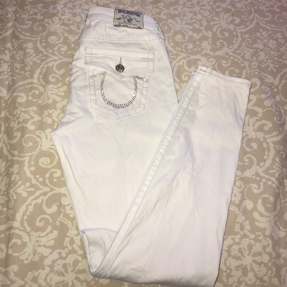 Swarovski crystal True Religion Jeans