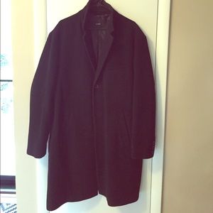 Long Men's black jacket