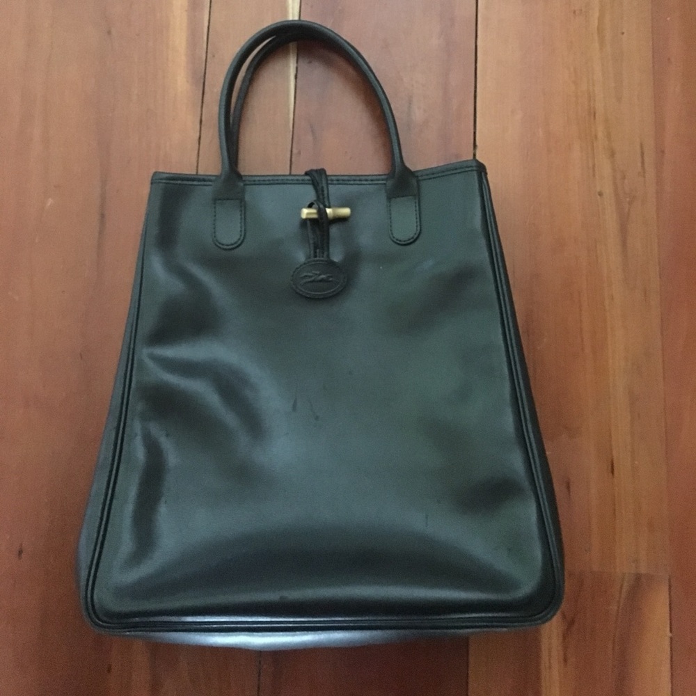 Longchamp leather tote